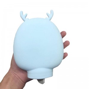 Bouteille thermos de silicone, bouteilles d\'eau chaude pour soulager la douleur, crampes menstruelles, cou et épaules, sac chaud et froid pour une thérapie chaude et froide et un réchauffeur de pied, une bouteille thermos de silicone avec un couvercle mou